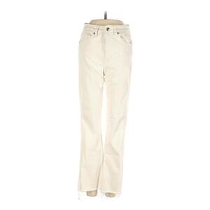 Zara Ivory Boot Leg Jeans Size 4